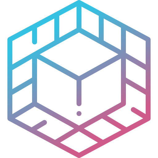 imagem de cubo que remete ao metaverso